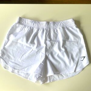 White Gymshark Athletic Shorts